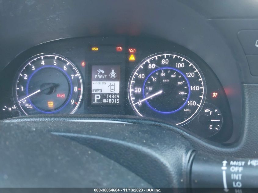 2013 INFINITI G37X JN1CV6AR3DM768443