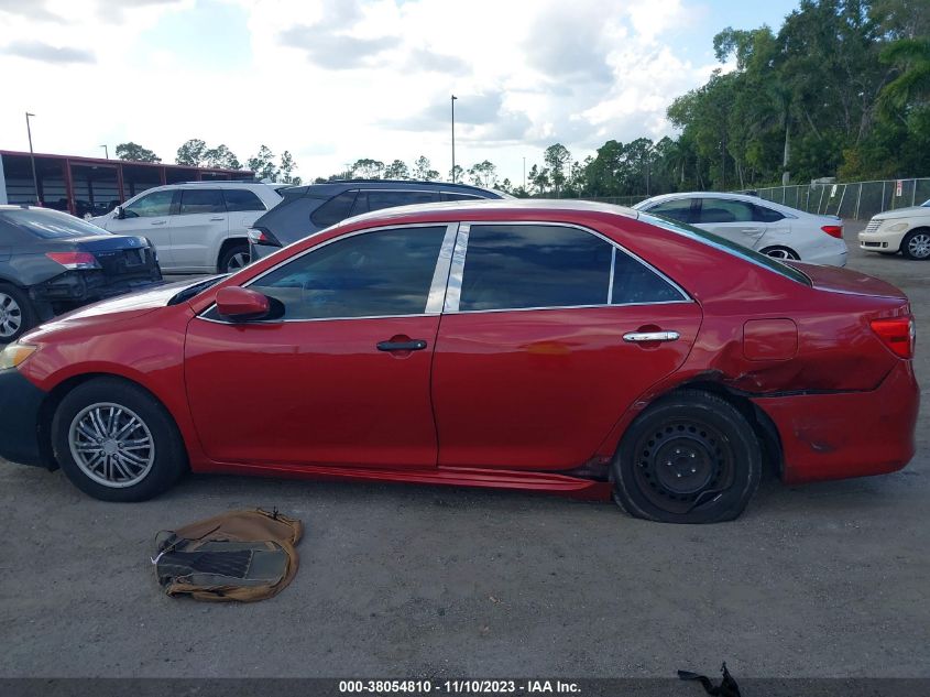 2013 TOYOTA CAMRY L - 4T1BF1FK4DU678735