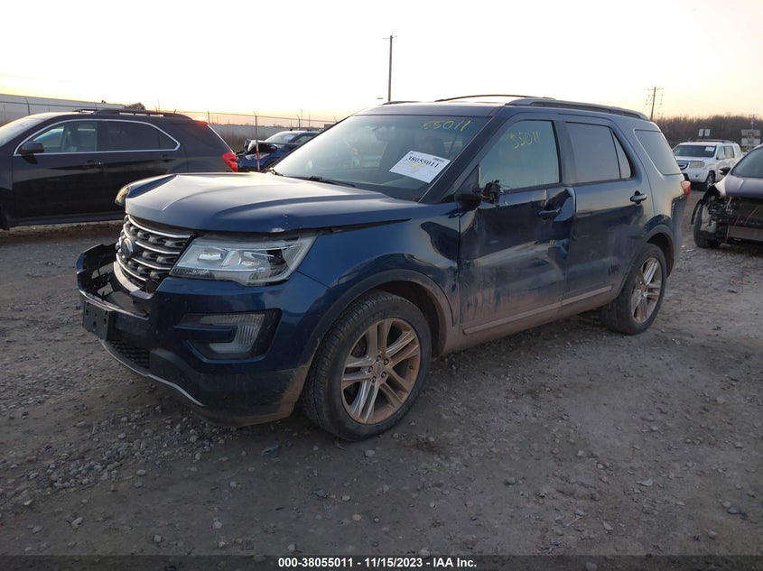 VIN 1FM5K8D87HGA71869 2017 FORD EXPLORER XLT