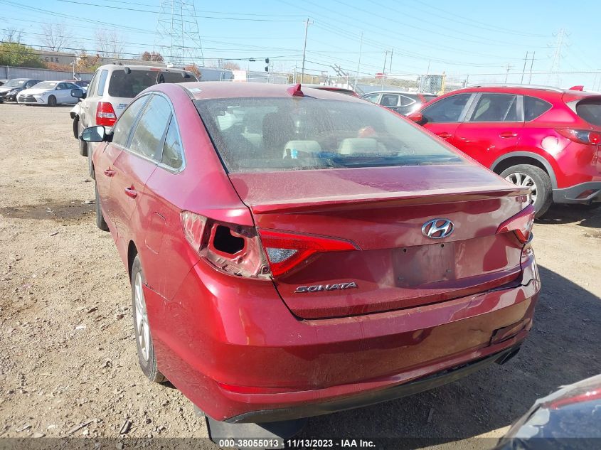 2016 HYUNDAI SONATA 2.4L - 5NPE24AF9GH269489