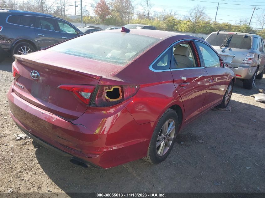 2016 HYUNDAI SONATA 2.4L - 5NPE24AF9GH269489