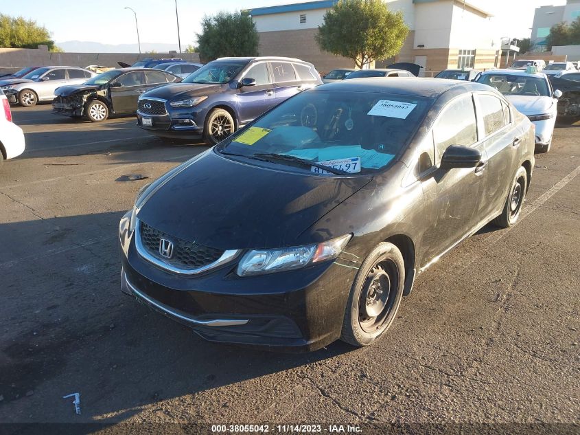 2014 HONDA CIVIC LX - 19XFB2F50EE253806