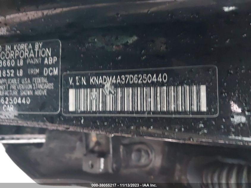 2013 KIA RIO LX - KNADM4A37D6250440