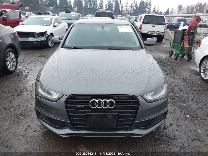 2014 AUDI A4 2.0T PREMIUM - WAUFFAFLXEN031263