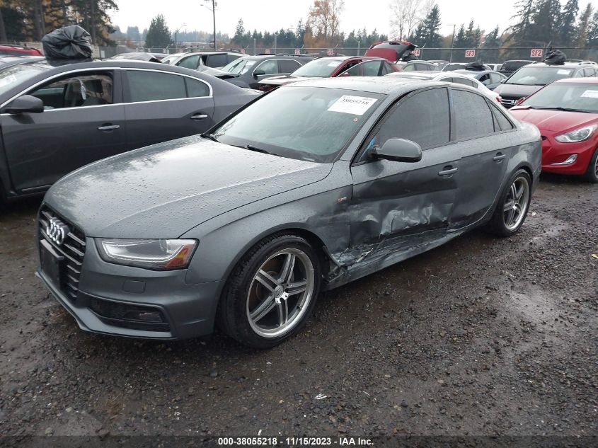 2014 AUDI A4 2.0T PREMIUM - WAUFFAFLXEN031263