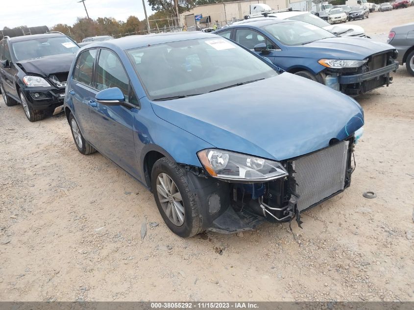 3VW217AU2HM018540 VOLKSWAGEN GOLF S/WOLFSBURG/SE/SEL 2017