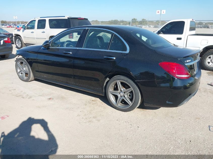 2016 MERCEDES-BENZ C 300 SPORT 4MATIC/LUXURY 4MATIC/4MATIC - WDDWF4KB8GR129601
