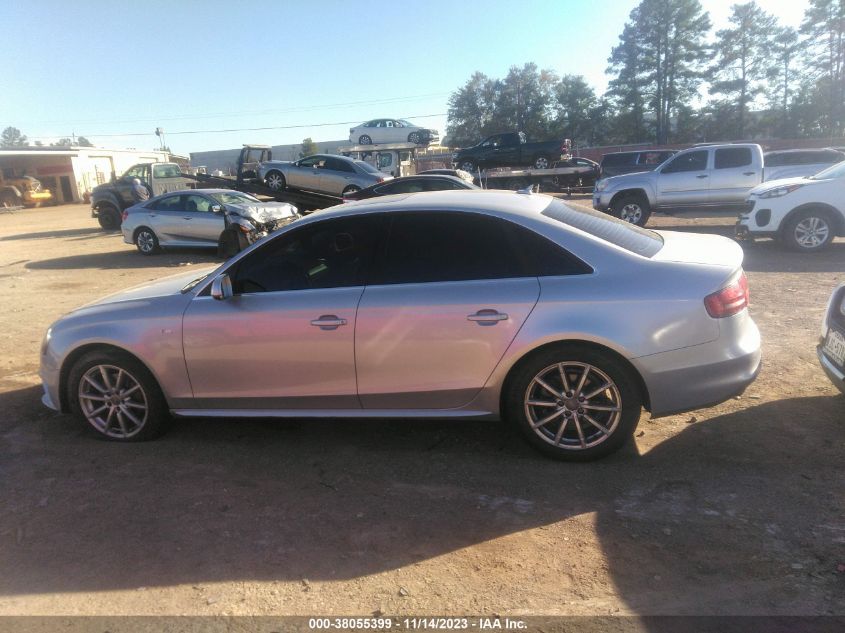 2014 AUDI A4 2.0T PREMIUM - WAUEFAFL1EN021295