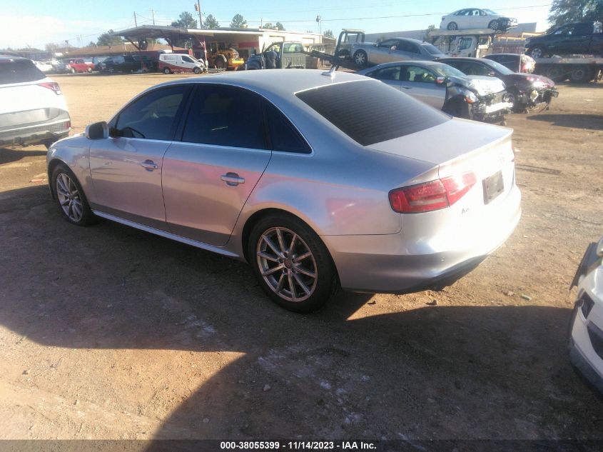 2014 AUDI A4 2.0T PREMIUM - WAUEFAFL1EN021295