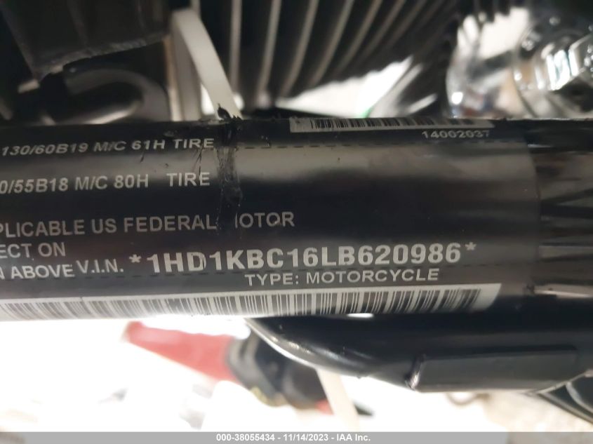 2020 HARLEY-DAVIDSON FLHX - 1HD1KBC16LB620986