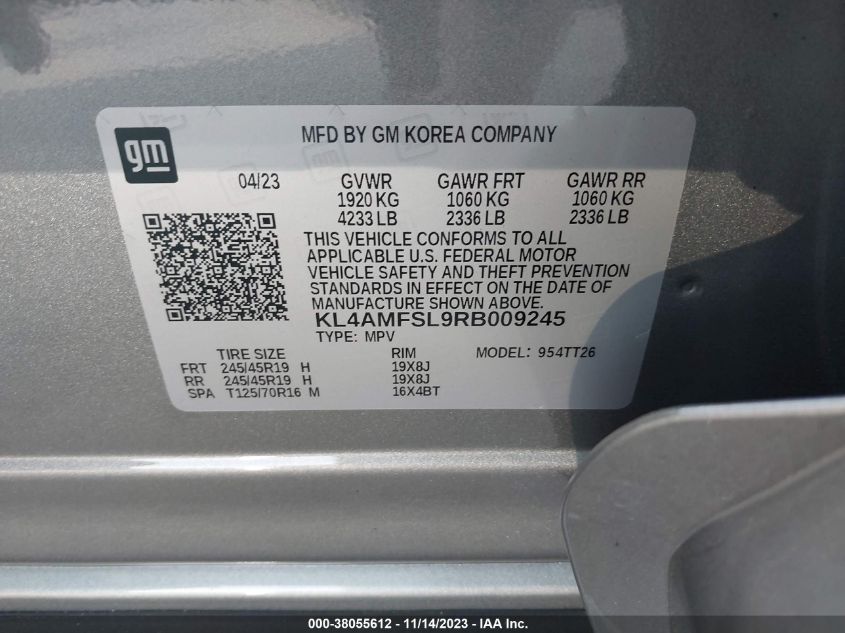 2024 BUICK ENCORE GX AVENIR FWD - KL4AMFSL9RB009245