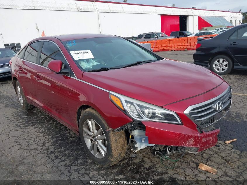 2016 HYUNDAI SONATA SE - 5NPE24AF1GH267512