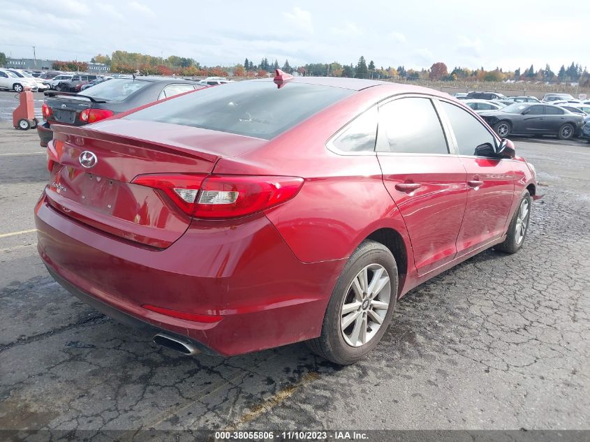 2016 HYUNDAI SONATA SE - 5NPE24AF1GH267512