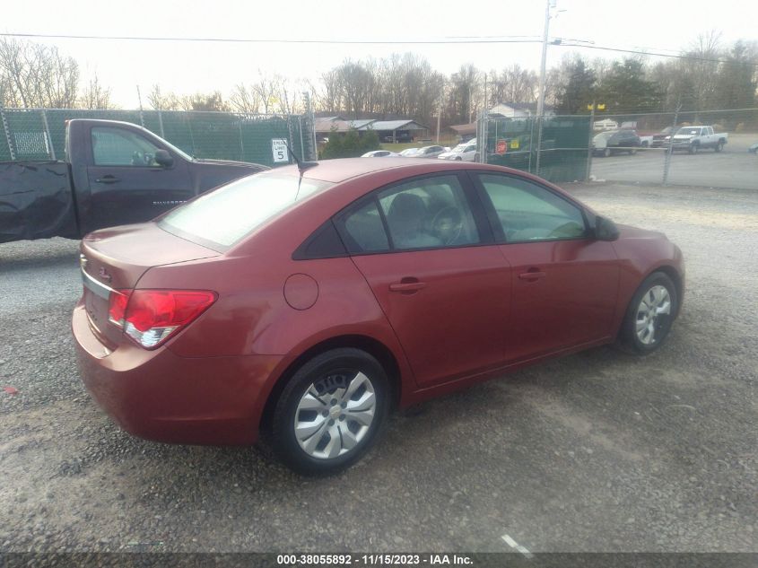 2013 CHEVROLET CRUZE LS AUTO - 1G1PA5SH9D7212560