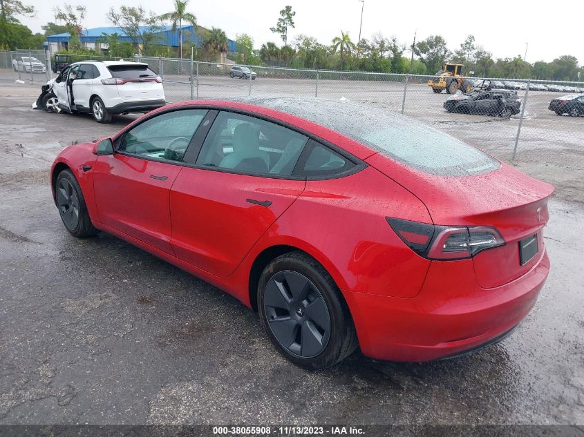 2023 TESLA MODEL 3 REAR-WHEEL DRIVE - 5YJ3E1EA5PF563935