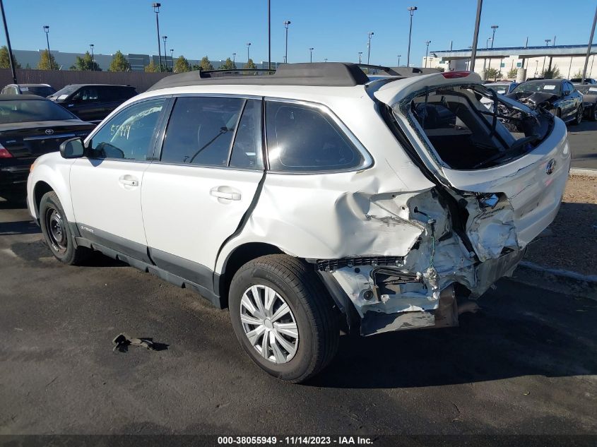 2013 SUBARU OUTBACK 2.5I - 4S4BRBAC7D3313615
