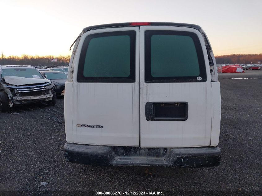 2016 CHEVROLET EXPRESS 2500 WORK VAN 1GCWGAFF1G1134947