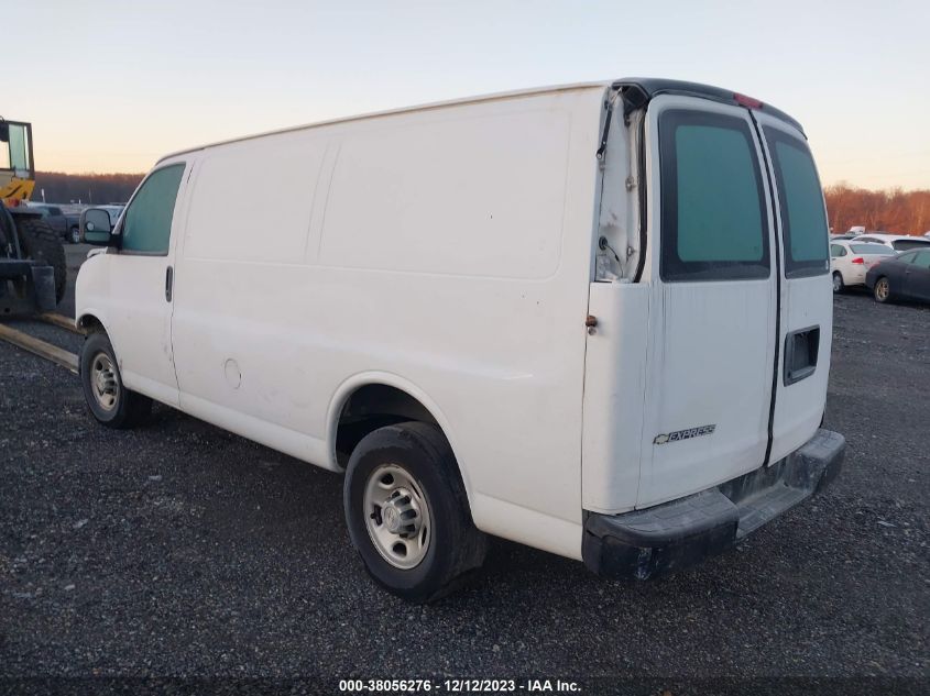 2016 CHEVROLET EXPRESS 2500 WORK VAN 1GCWGAFF1G1134947