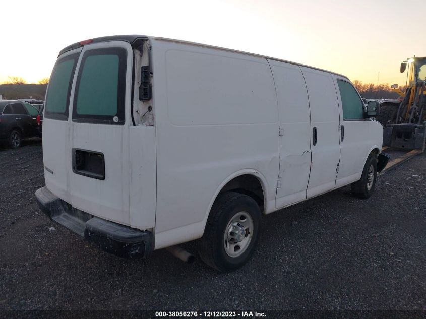 2016 CHEVROLET EXPRESS 2500 WORK VAN 1GCWGAFF1G1134947