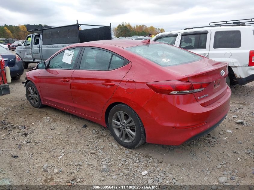 2018 HYUNDAI ELANTRA SEL/VALUE/LIMITED - 5NPD84LFXJH245247