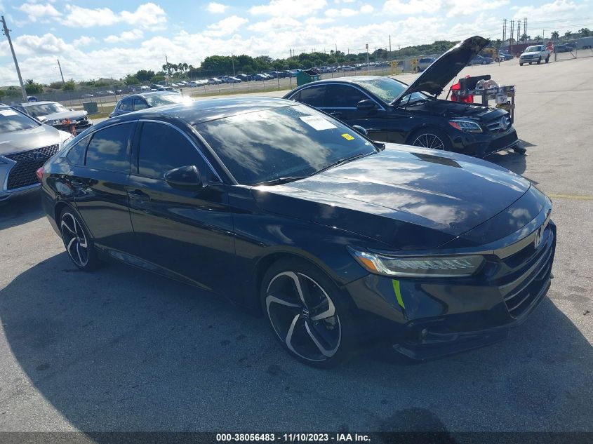 2022 HONDA ACCORD SPORT SE - 1HGCV1F40NA054898