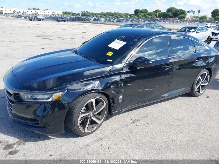 2022 HONDA ACCORD SPORT SE - 1HGCV1F40NA054898