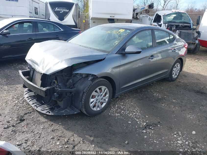 2017 HYUNDAI ELANTRA SE - KMHD74LF6HU210252