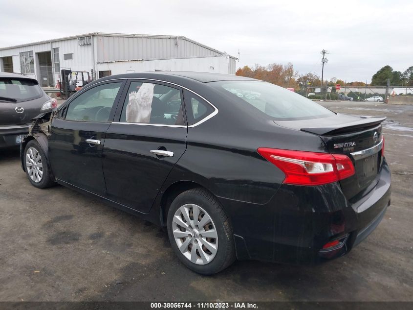 2016 NISSAN SENTRA S - 3N1AB7AP9GY271385