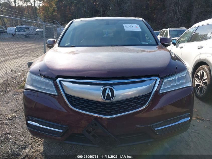 2014 ACURA MDX - 5FRYD4H25EB004850