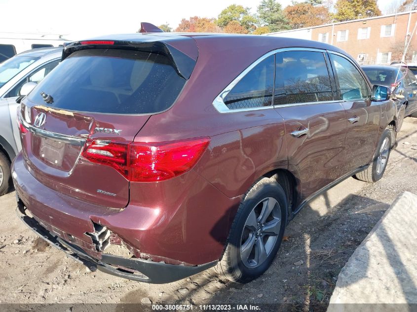 2014 ACURA MDX - 5FRYD4H25EB004850
