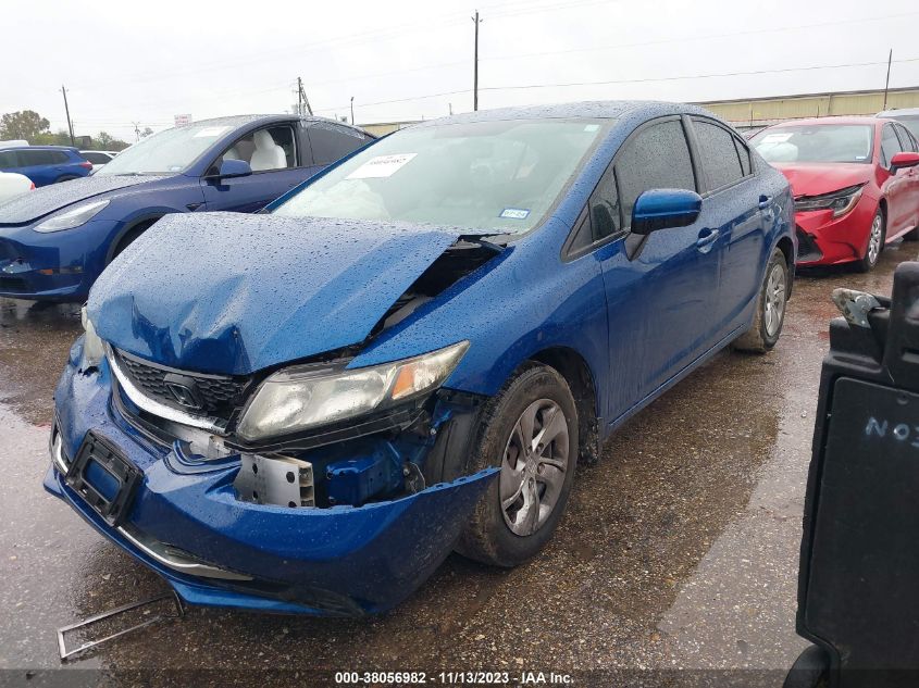 2014 HONDA CIVIC LX - 2HGFB2F56EH533980