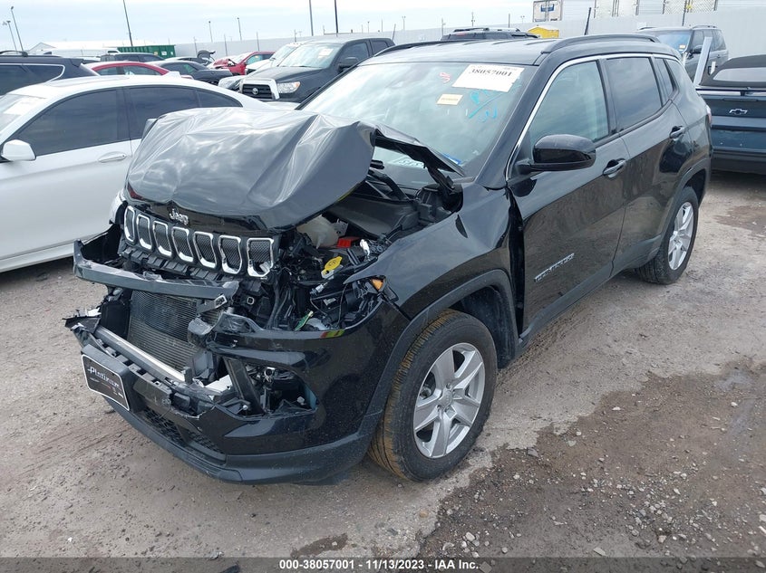 VIN 3C4NJDBB7NT206919 2022 JEEP COMPASS LATITUDE