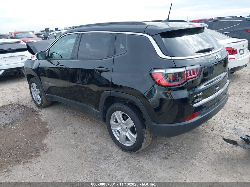 VIN 3C4NJDBB7NT206919 2022 JEEP COMPASS LATITUDE