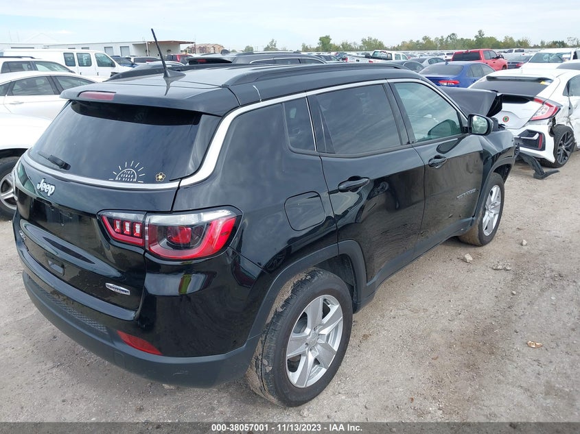 VIN 3C4NJDBB7NT206919 2022 JEEP COMPASS LATITUDE
