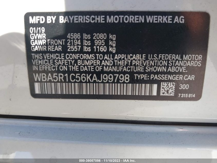 WBA5R1C56KAJ99798 BMW 330i   9