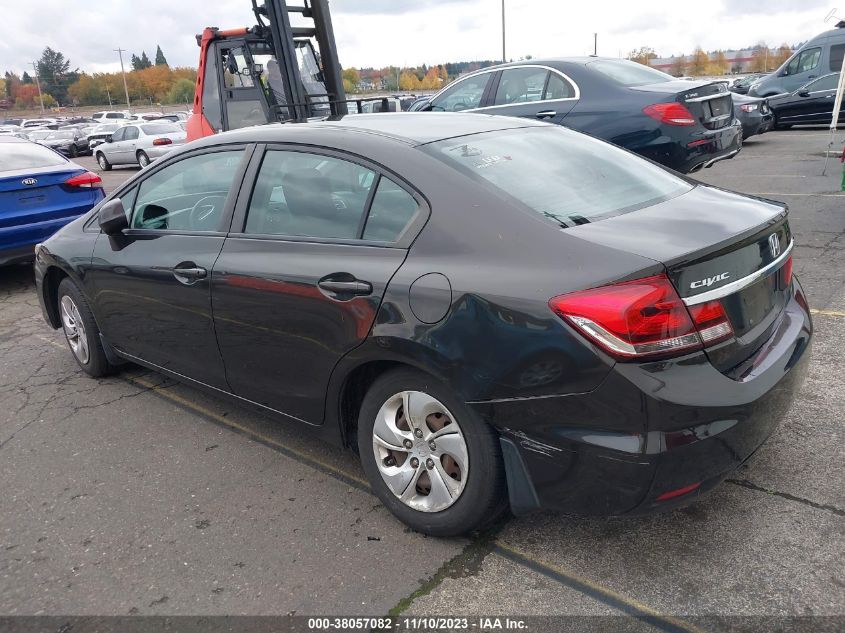 2013 HONDA CIVIC LX - 19XFB2F54DE238191