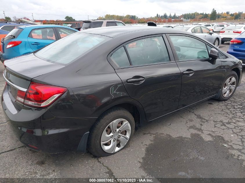 2013 HONDA CIVIC LX - 19XFB2F54DE238191