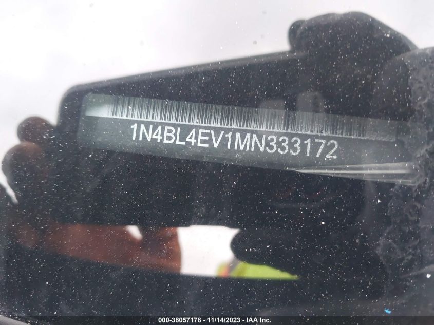 VIN 1N4BL4EV1MN333172 2021 NISSAN ALTIMA SL