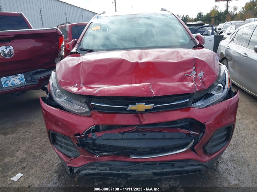 VIN 3GNCJLSBXJL382544 2018 CHEVROLET TRAX LT