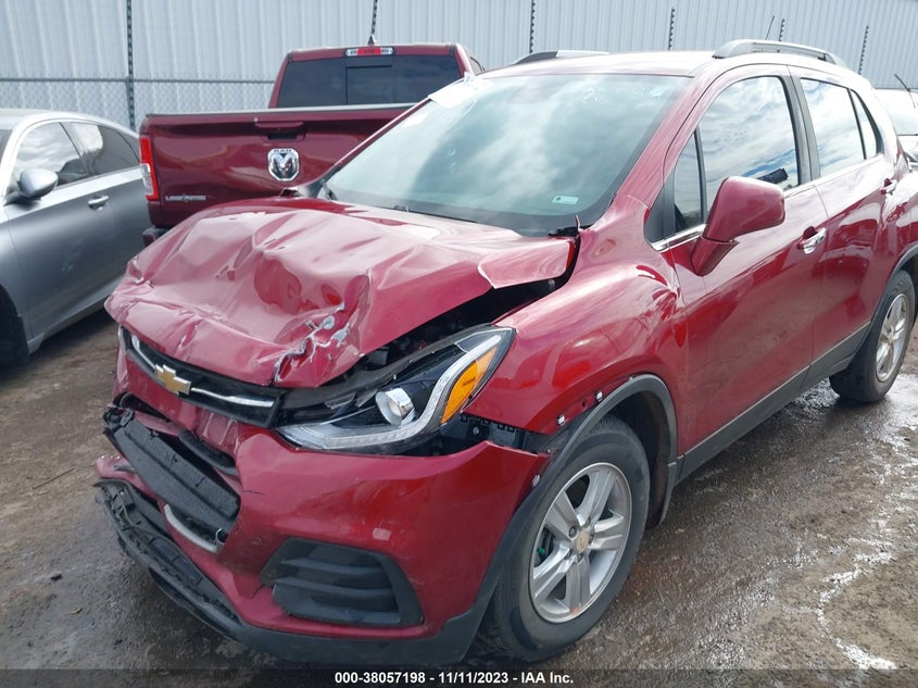 VIN 3GNCJLSBXJL382544 2018 CHEVROLET TRAX LT