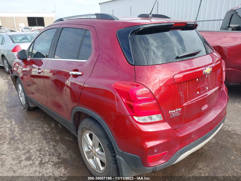 VIN 3GNCJLSBXJL382544 2018 CHEVROLET TRAX LT