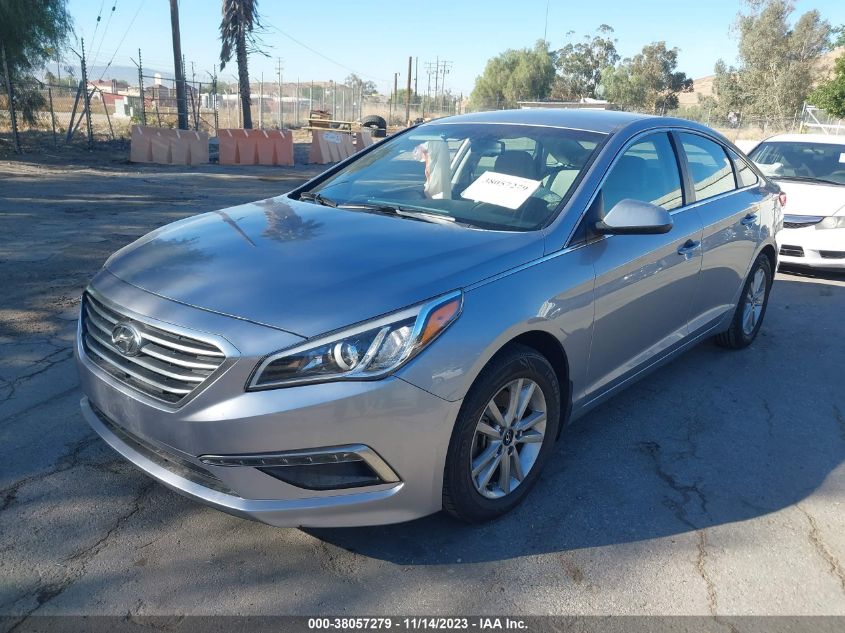 2015 HYUNDAI SONATA SE - 5NPE24AF3FH185215