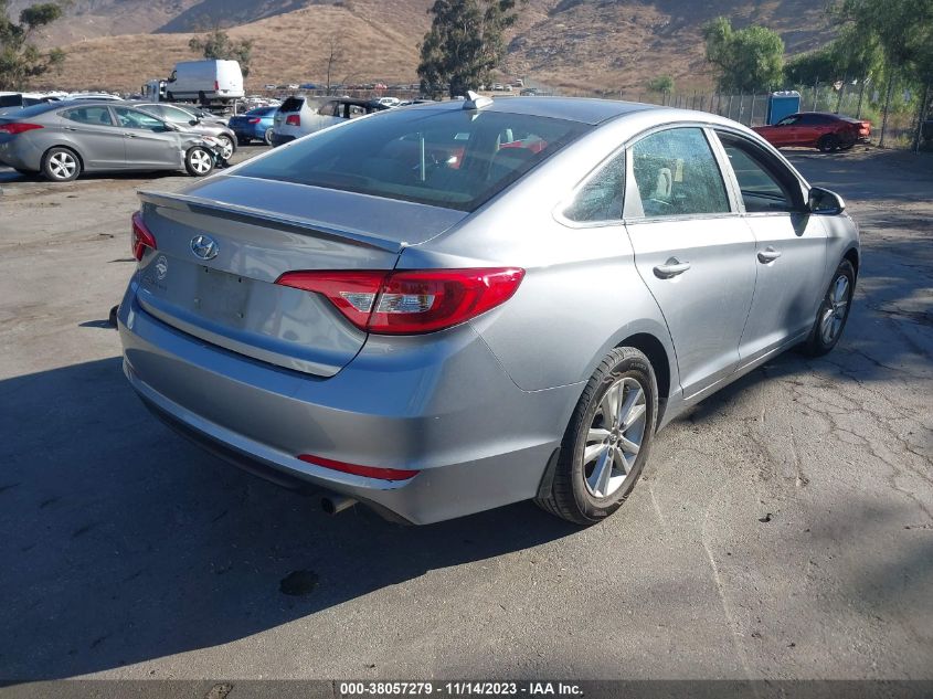 2015 HYUNDAI SONATA SE - 5NPE24AF3FH185215