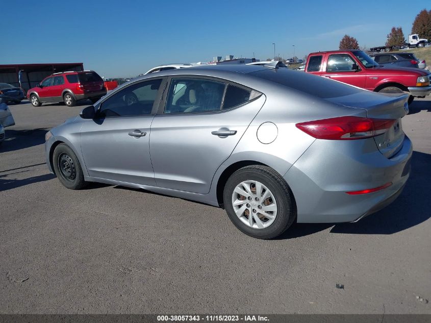 2017 HYUNDAI ELANTRA SE - 5NPD74LF7HH201381