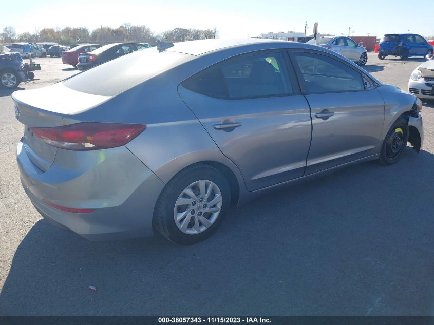 2017 HYUNDAI ELANTRA SE - 5NPD74LF7HH201381