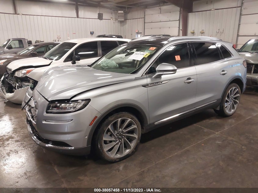 VIN 2LMPJ8KP4NBL15345 2022 LINCOLN NAUTILUS RESERVE