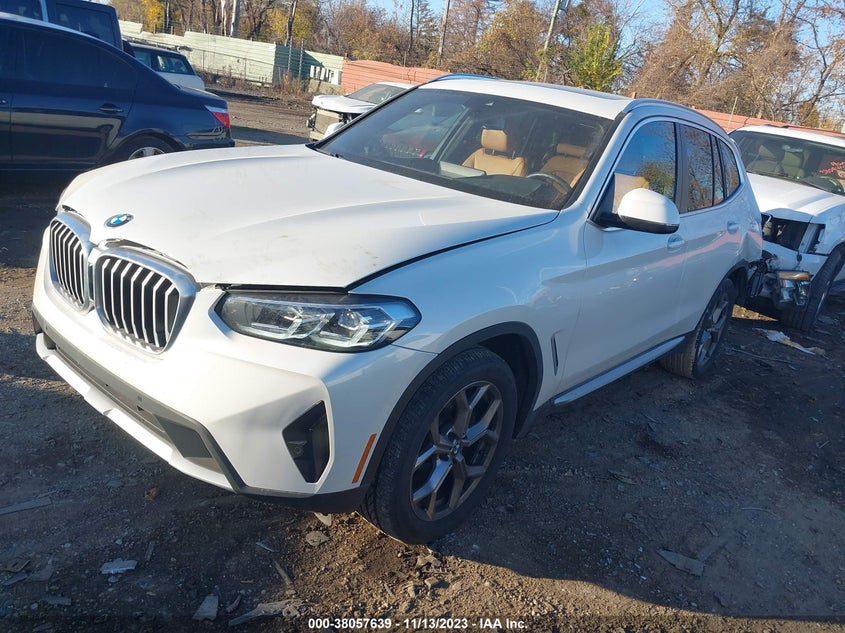 2022 BMW X3 2.0L I4   N(VIN: 5UX53DP08N9K11314