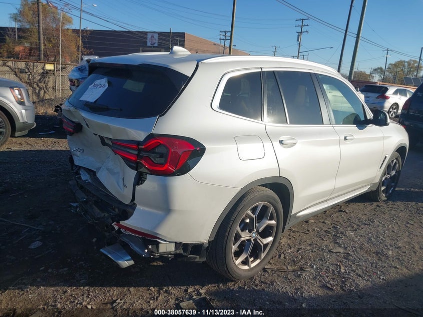 VIN 5UX53DP08N9K11314 2022 BMW X3 XDRIVE30I