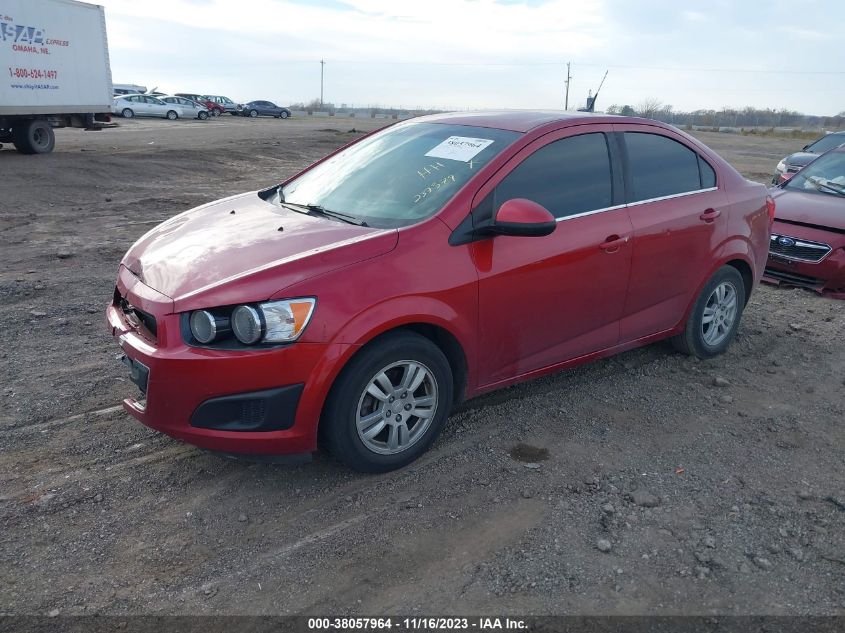 2014 CHEVROLET SONIC LT AUTO - 1G1JC5SB6E4237379