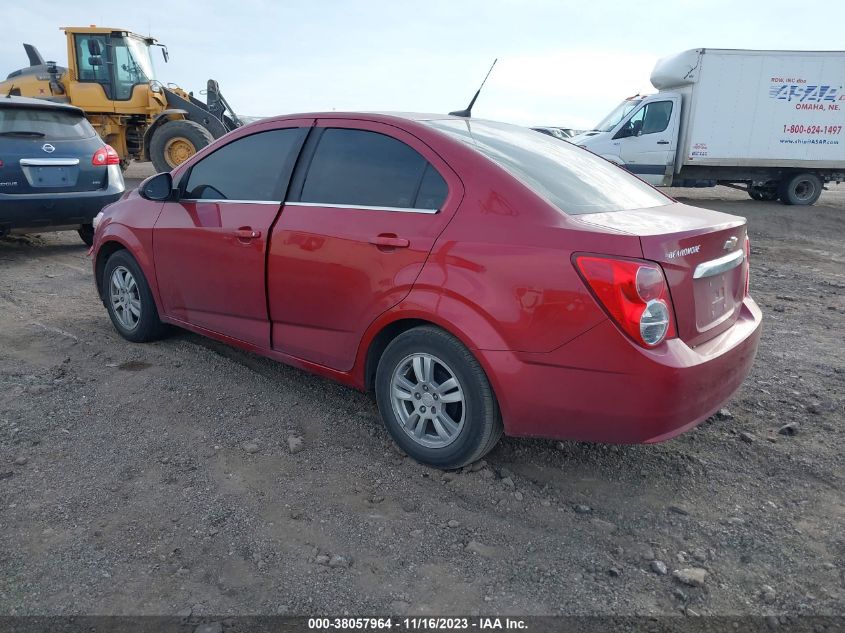 2014 CHEVROLET SONIC LT AUTO - 1G1JC5SB6E4237379